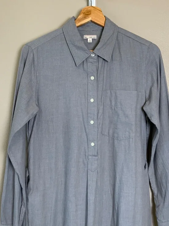GAP Belted Flannel Shirtdress - Picture 3 of 16